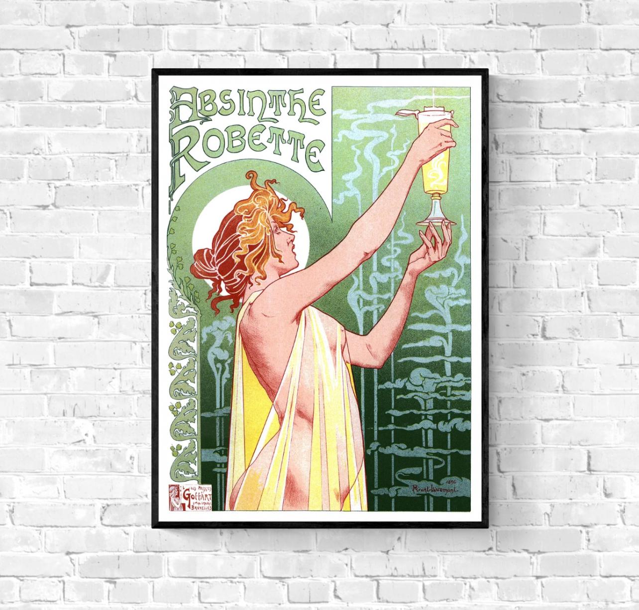 Affiche Absinthe Robette
