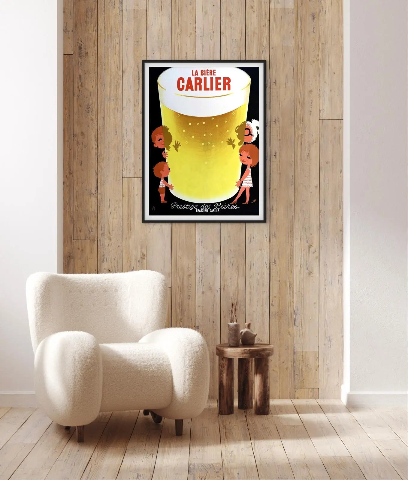 Affiche Bière Carlier affichevintagefrance