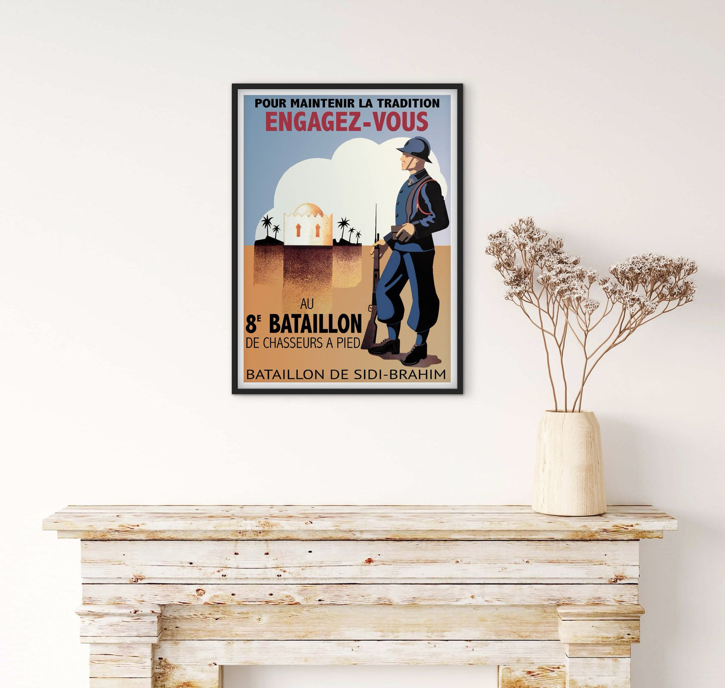 Affiche 8e bataillon de chasseurs à pied