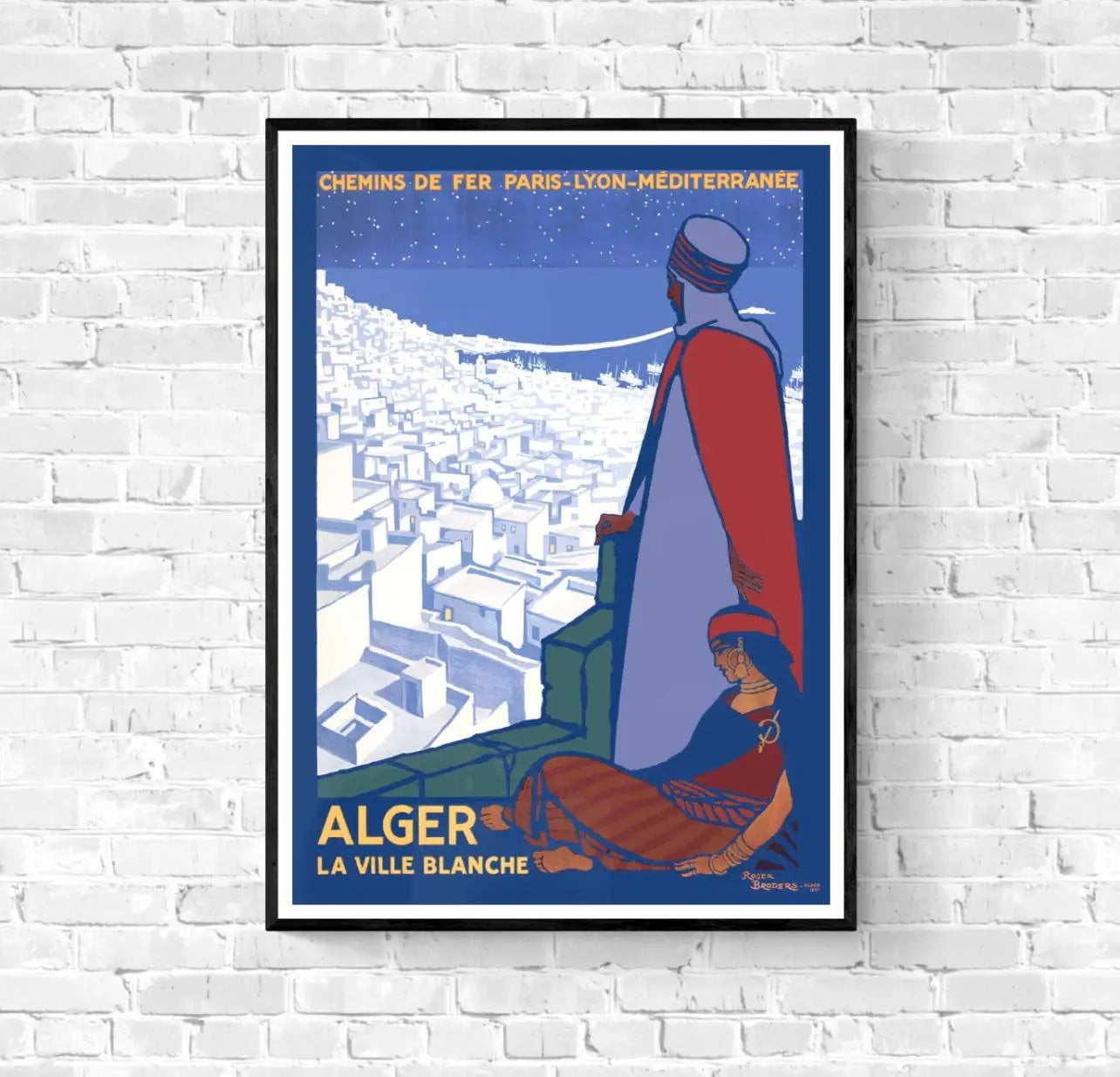 Affiche Algérie Alger affichevintagefrance