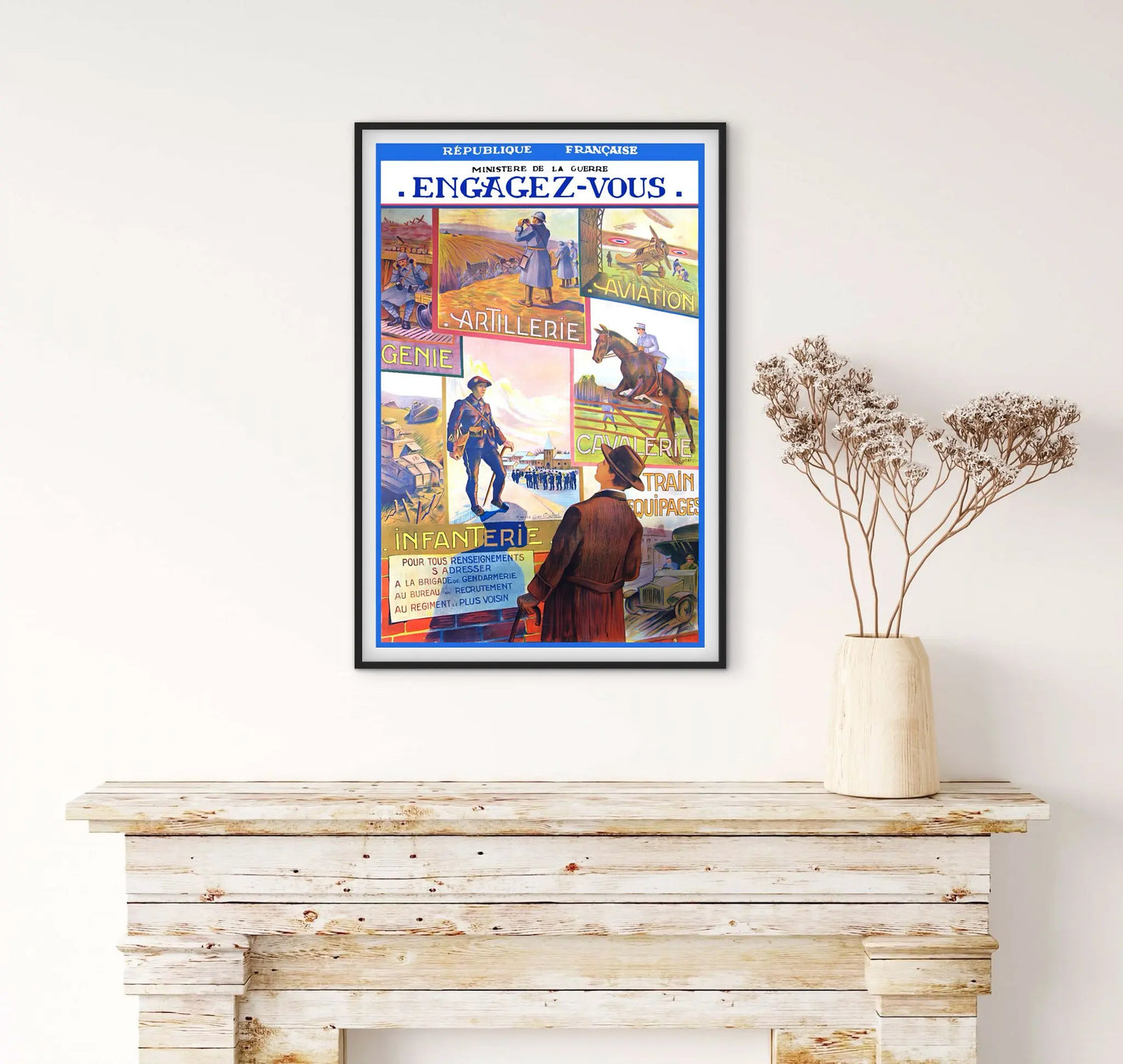 Affiche recrutement militaire armée engagez vous affichevintagefrance