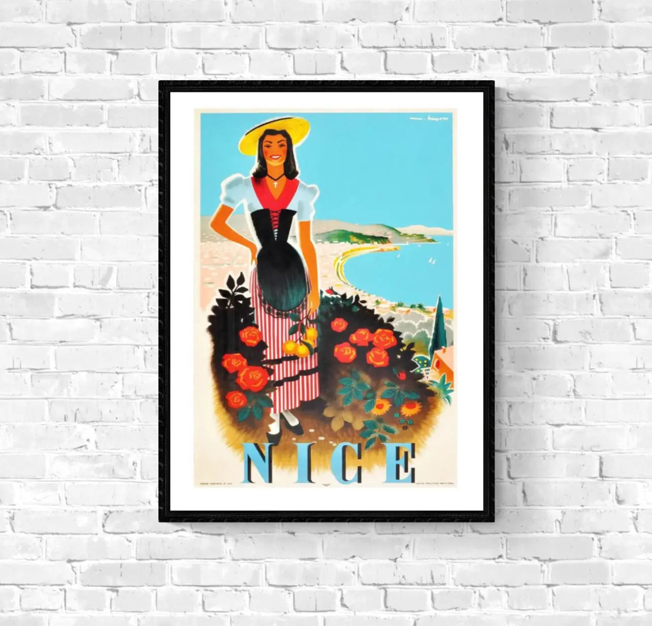Affiche Nice affichevintagefrance