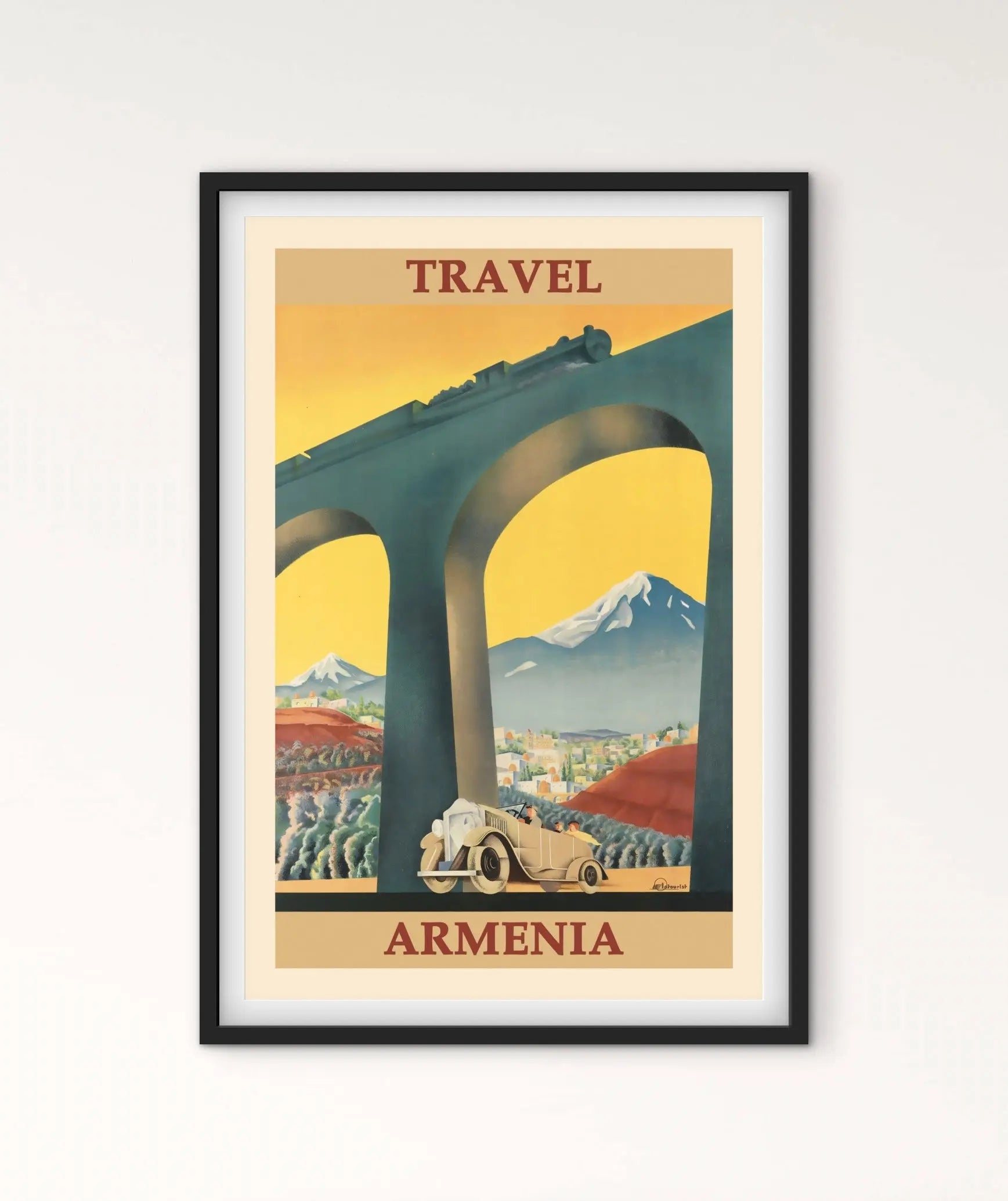 Affiche Arménie Voyage affichevintagefrance