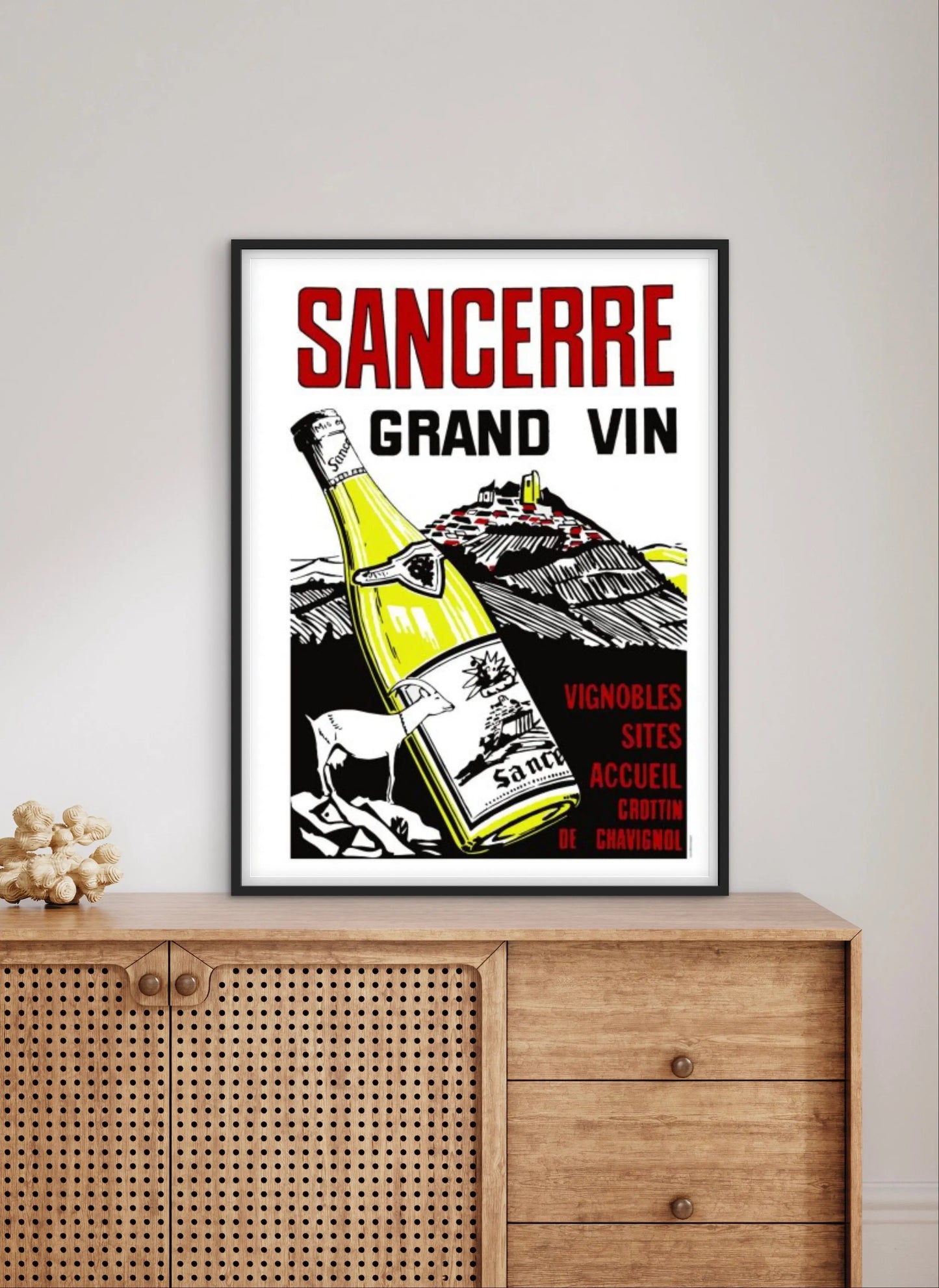Affiche Sancerre Grand Vin affichevintagefrance