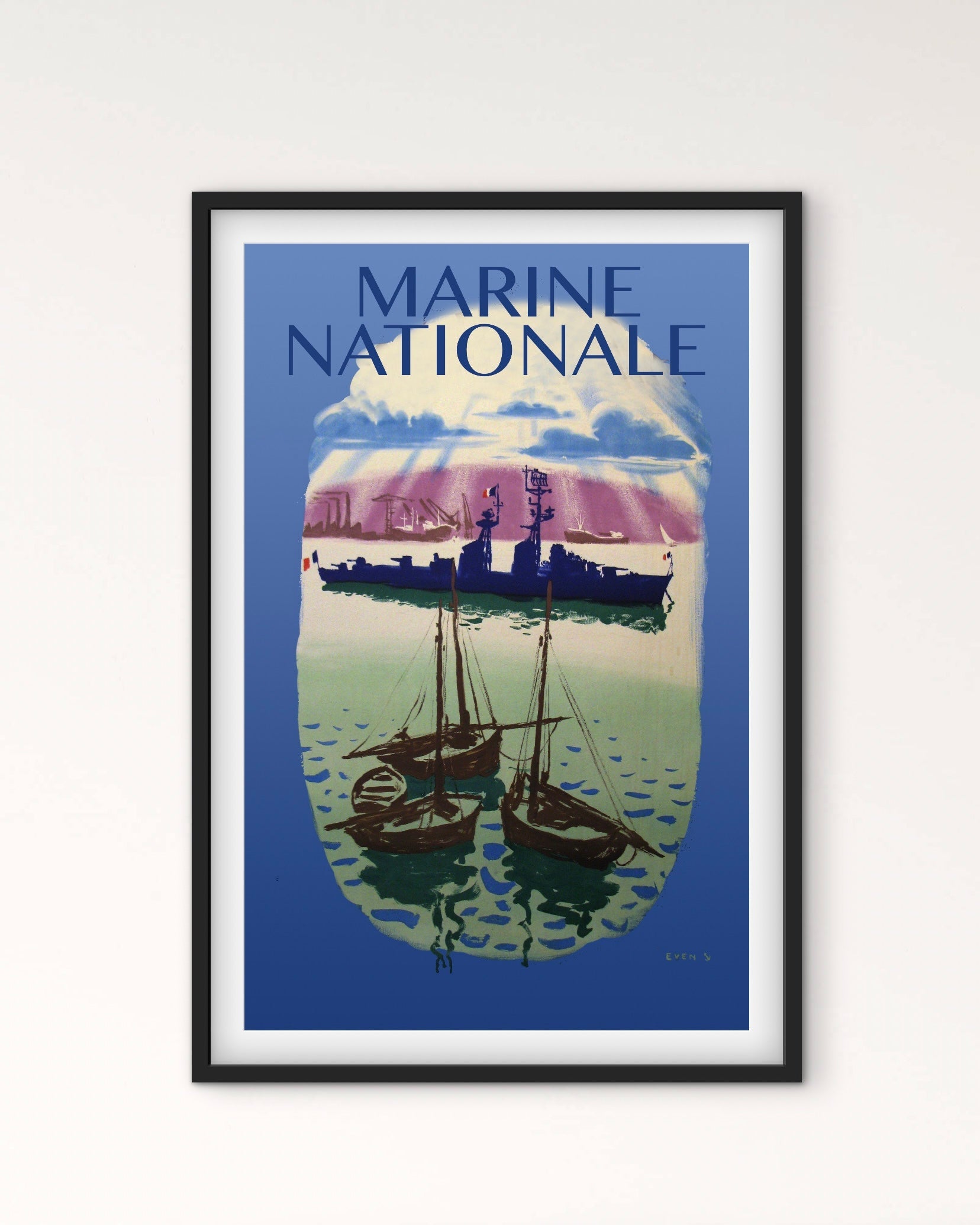 Affiche Marine Nationale affichevintagefrance