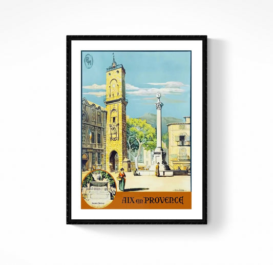 Affiche Aix en Provence