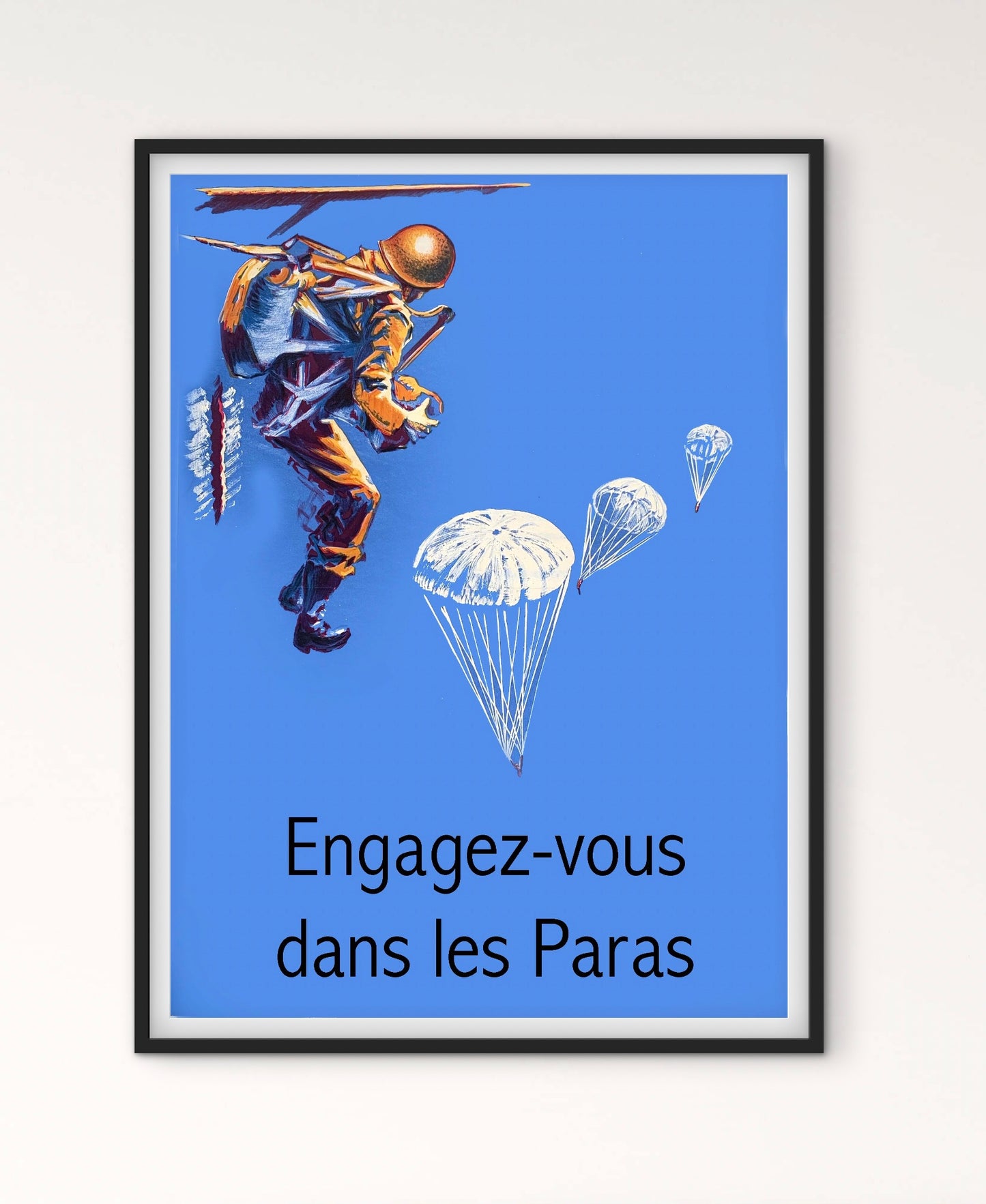 Affiche Engagez vous dans les Paras
