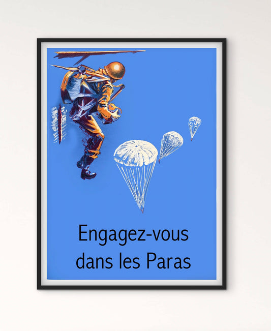 Affiche Engagez vous dans les Paras