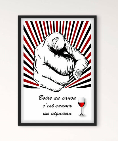 Affiche Vin