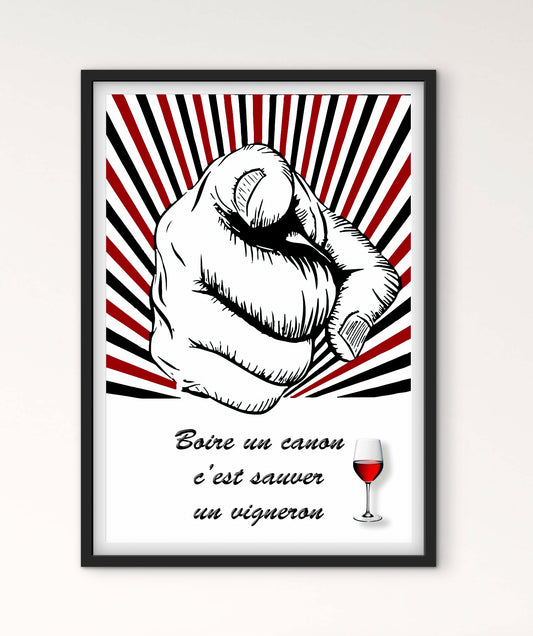 Affiche Vin