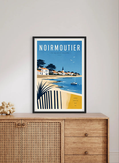 Affiche Île de Noirmoutier affichevintagefrance