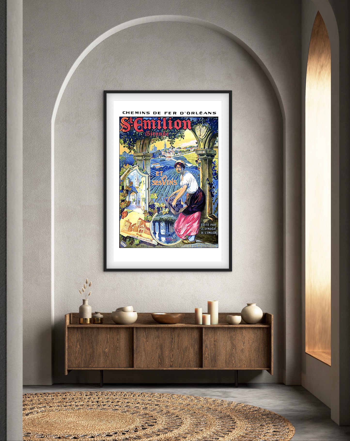 Affiche St Emilion et ses Vins Gironde