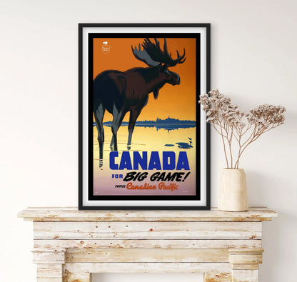 Affiche Canada voyage affichevintagefrance