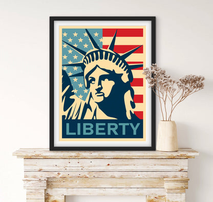 Affiche Statue de la Liberté New York affichevintagefrance