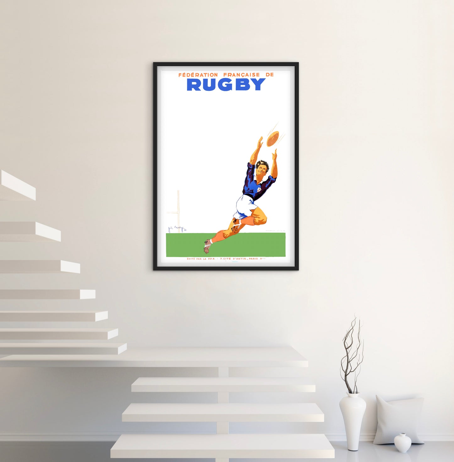 Affiche fédération Française Rugby