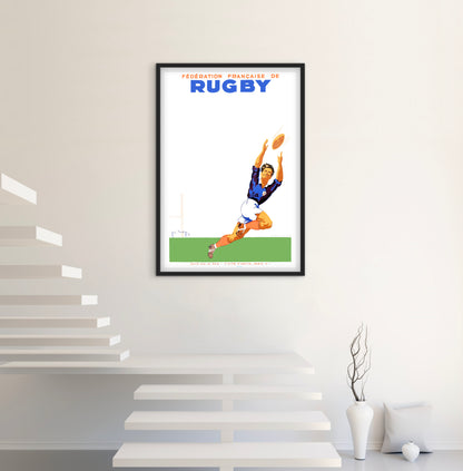 Affiche fédération Française Rugby