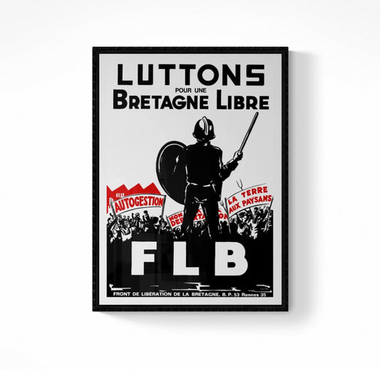 Affiche FLB Luttons pour une Bretagne libre