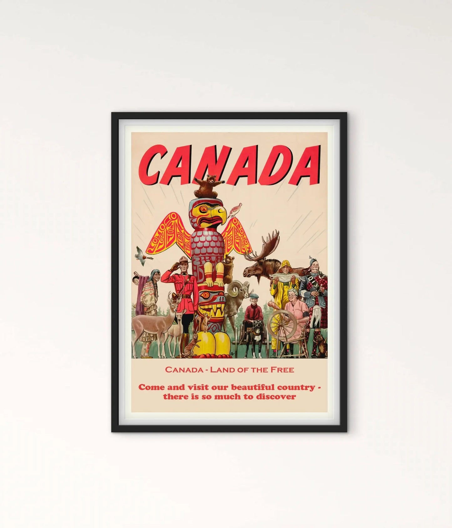 Affiche Canada Vintage affichevintagefrance