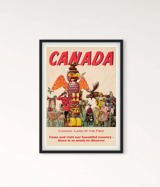 Affiche Canada Vintage affichevintagefrance