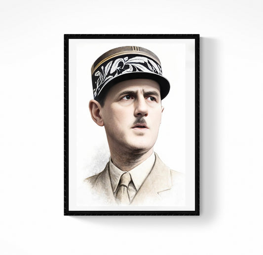 Affiche Général De Gaulle
