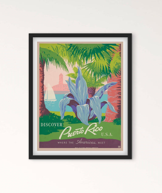 Affiche Porto Rico affichevintagefrance
