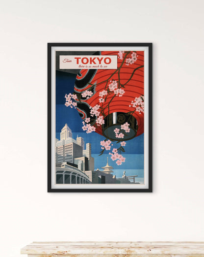 Affiche Tokyo Japon affichevintagefrance