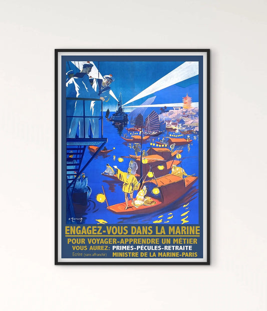 Affiche Marine Nationale affichevintagefrance