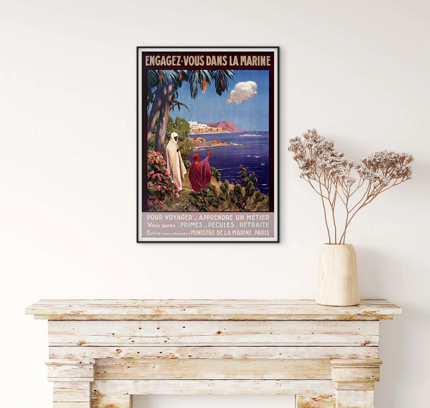 Affiche Engagez vous dans la Marine affichevintagefrance