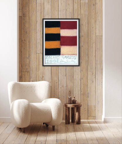 Affiche Tennis Roland Garros 2001