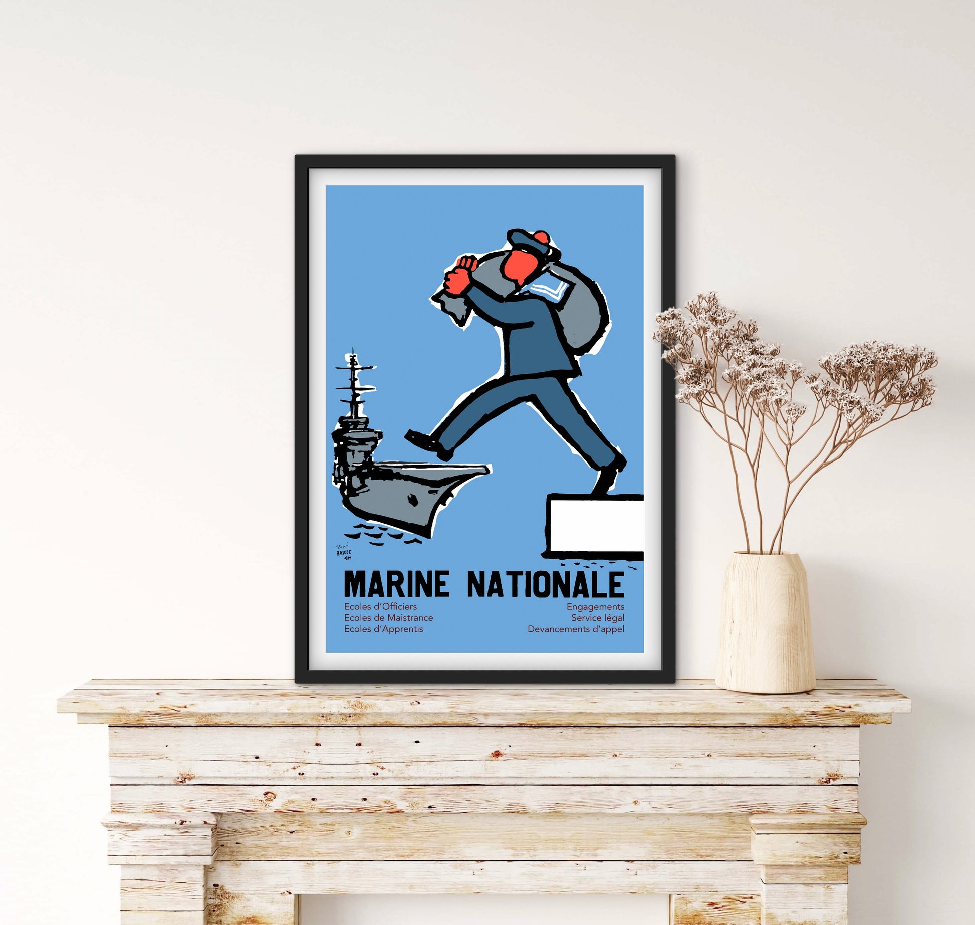 Affiche Marine Nationale affichevintagefrance