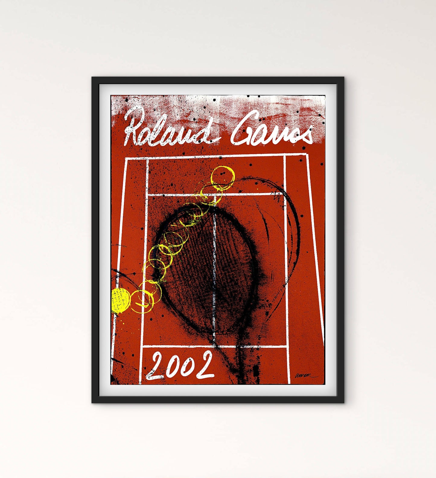 Affiche Tennis Roland Garros 2002