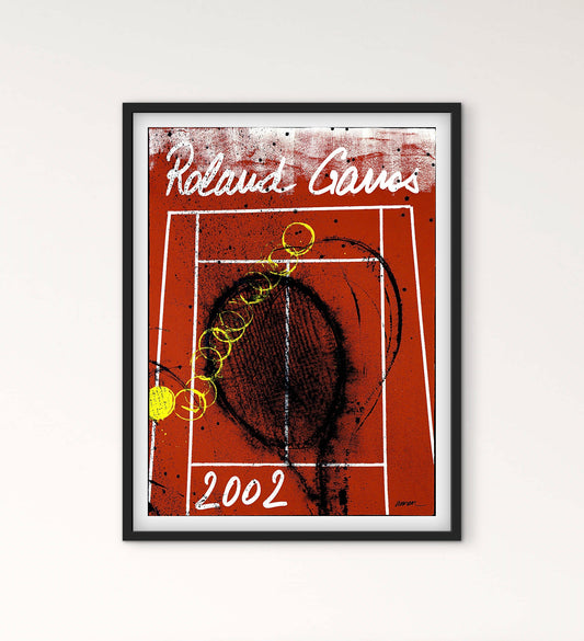 Affiche Tennis Roland Garros 2002