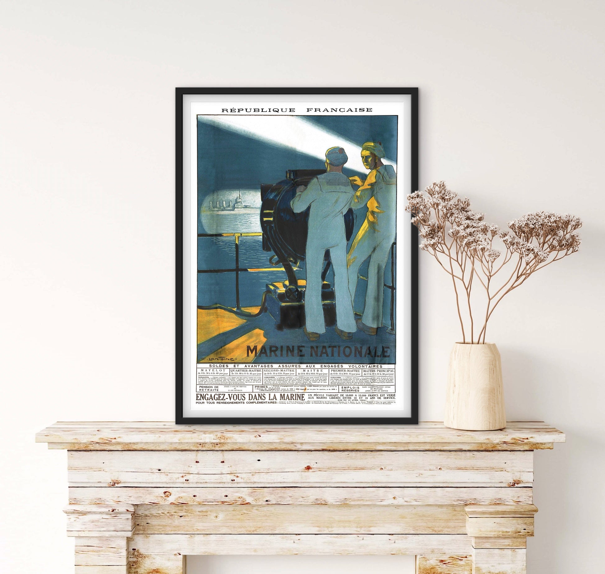 Affiche Marine Nationale affichevintagefrance