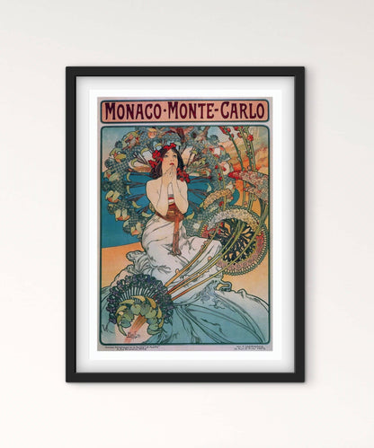 Affiche Monaco Monte Carlo affichevintagefrance