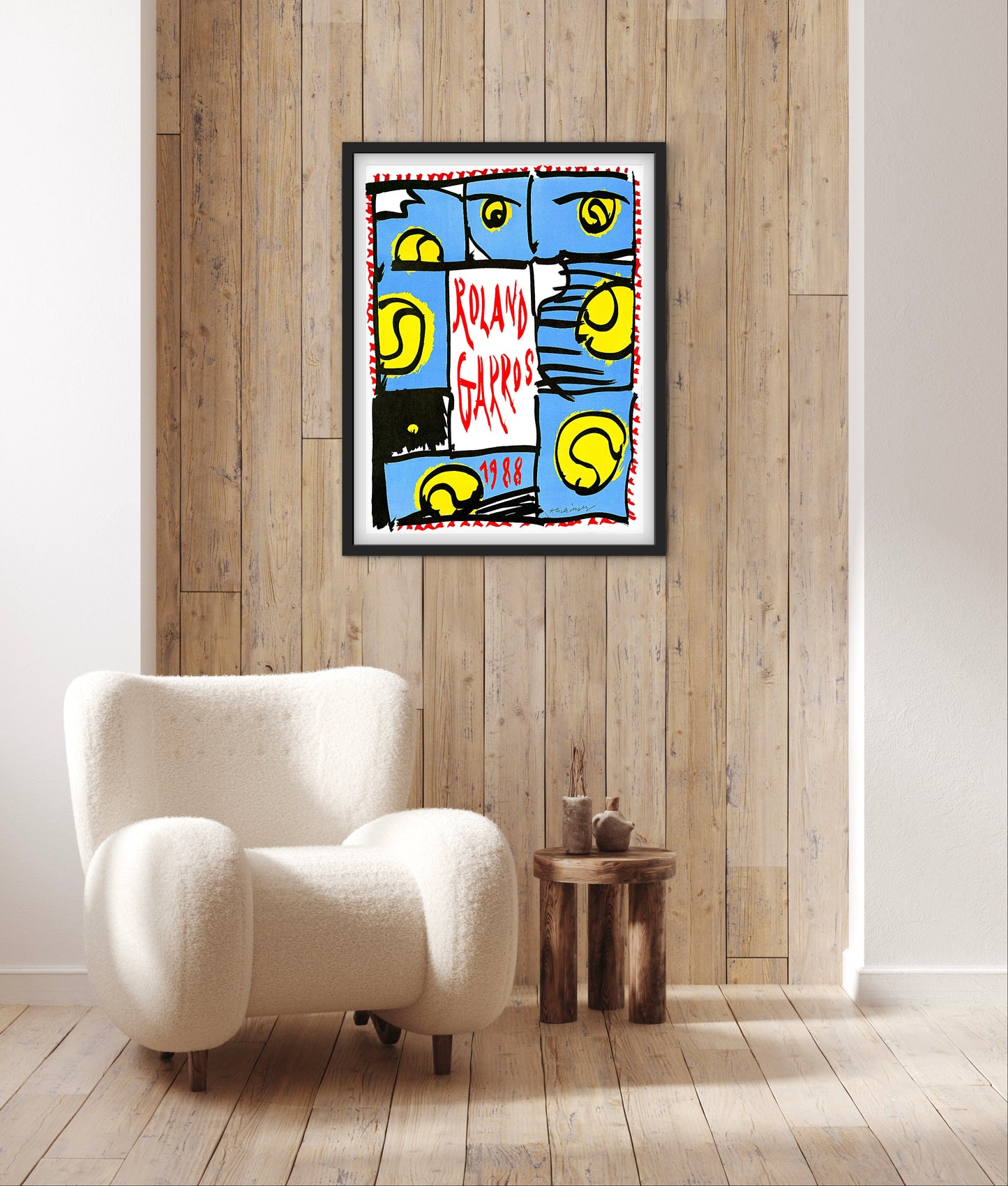 Affiche Tennis Roland Garros 1988