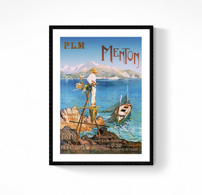 Affiche Menton PLM