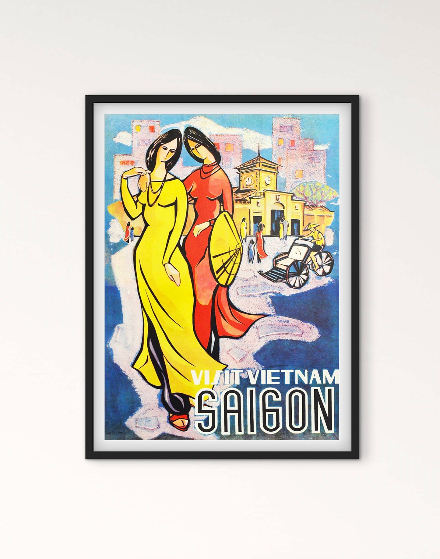 Affiche visit Vietnam Saigon
