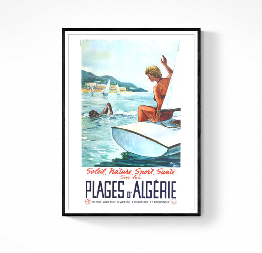 Affiche Plage d’Algérie