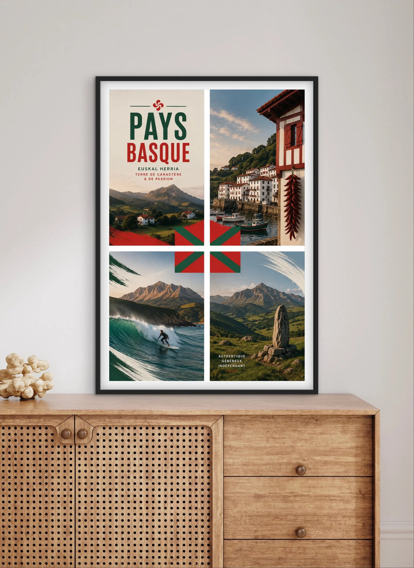 Affiche Pays Basque affichevintagefrance
