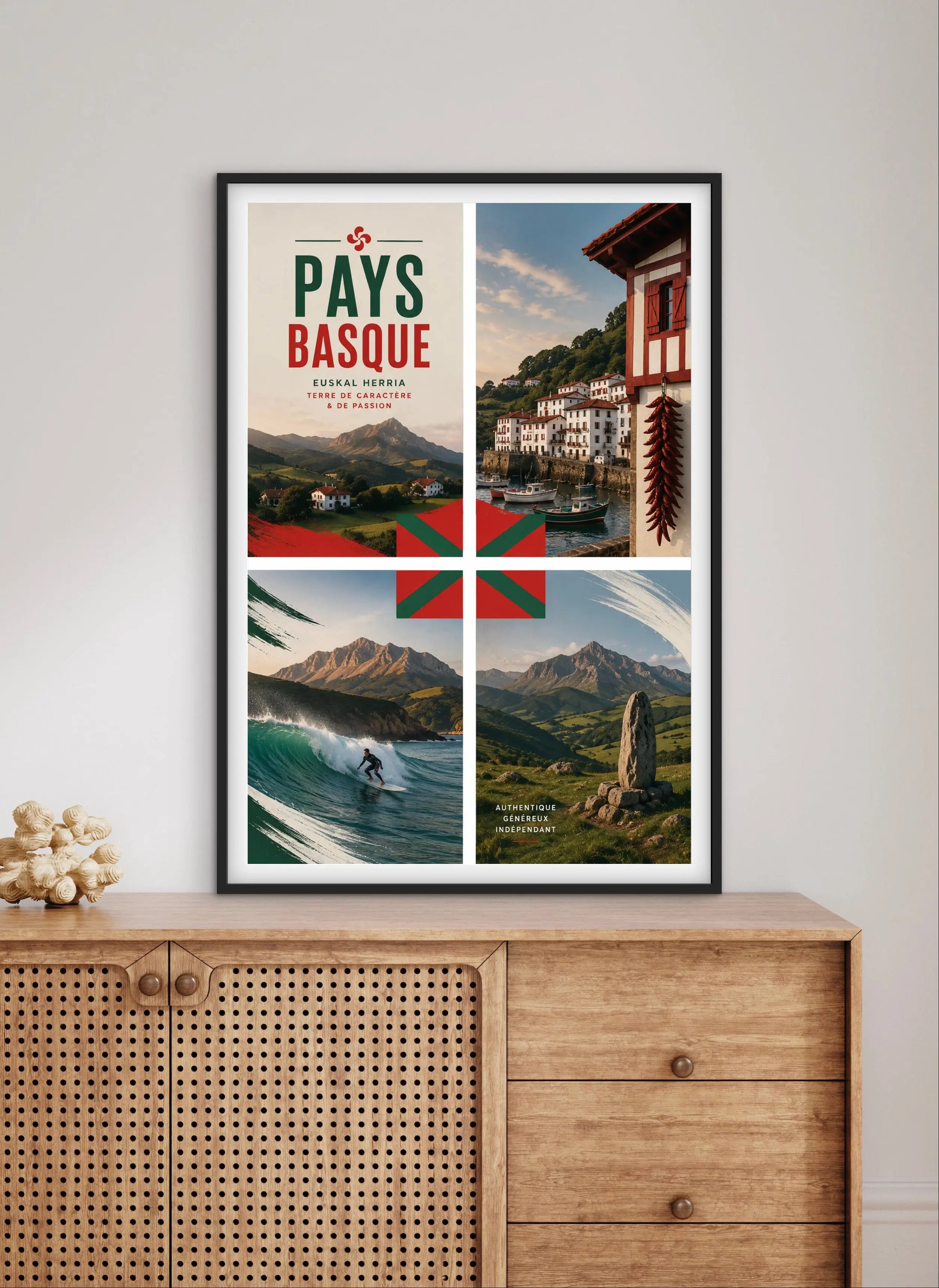 Affiche Pays Basque affichevintagefrance