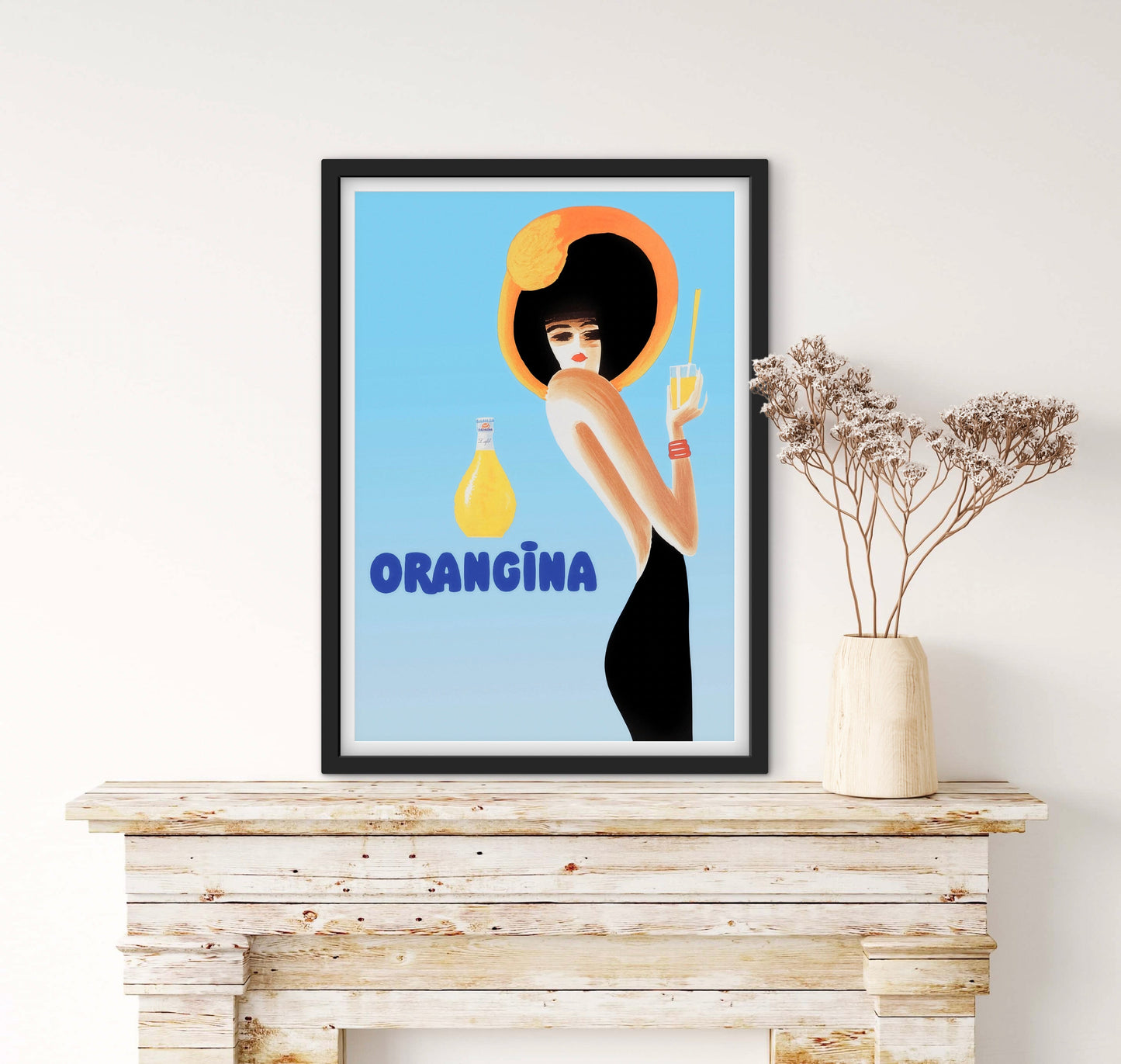 Affiche Orangina pub vintage affichevintagefrance