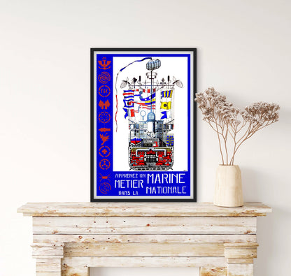 Affiche Marine Nationale affichevintagefrance
