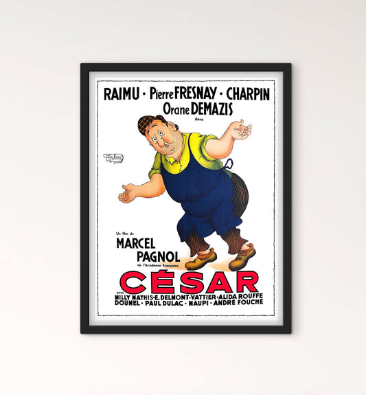 Affiche de cinéma Marcel Pagnol César affichevintagefrance