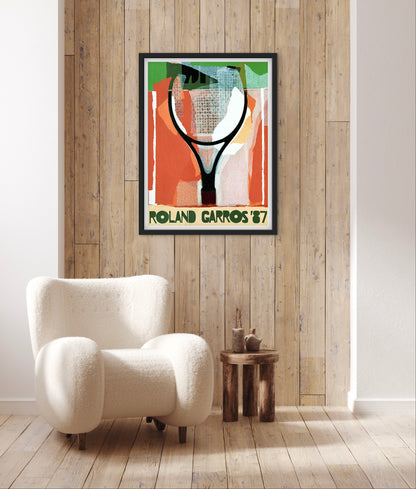 Affiche Tennis Roland Garros 1987