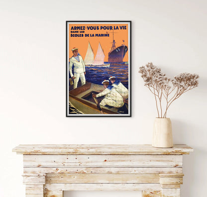 Affiche Marine Nationale affichevintagefrance