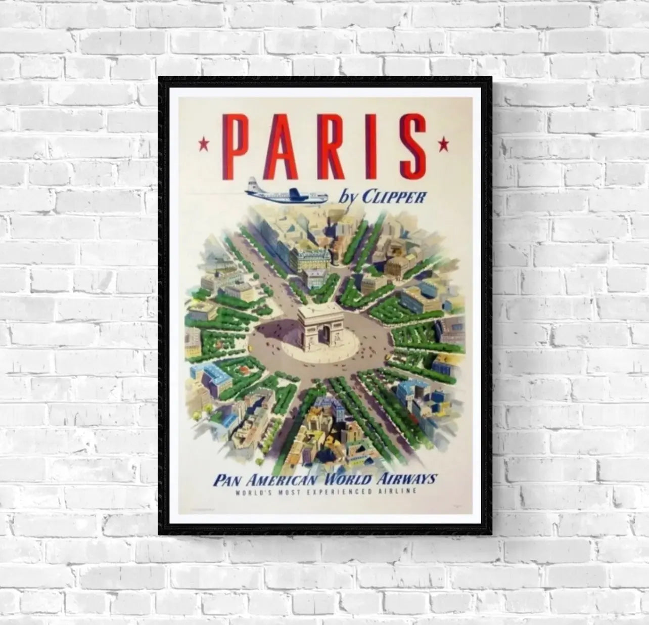 Affiche Paris Voyage vintage affichevintagefrance