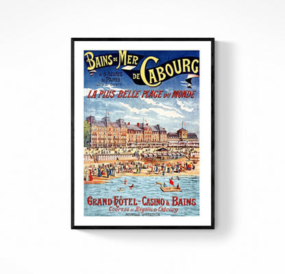Affiche Bains de Mer de Cabourg