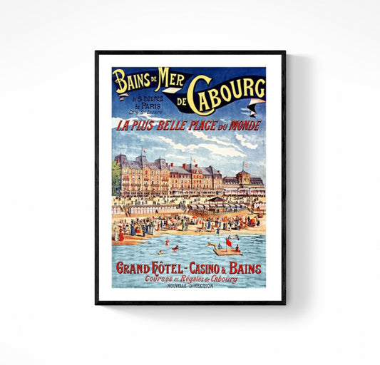 Affiche Bains de Mer de Cabourg