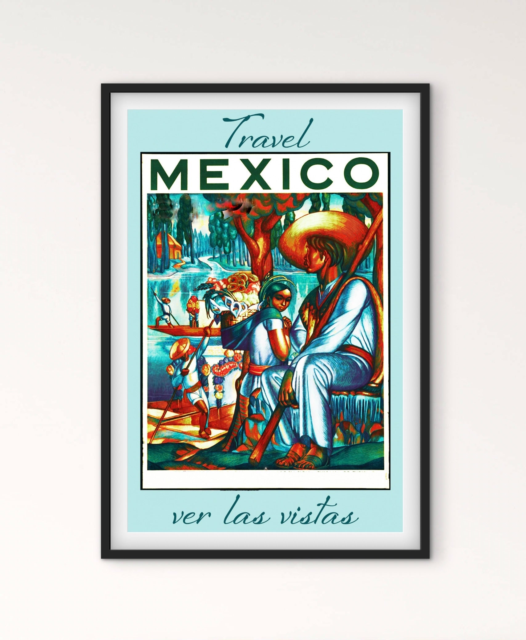 Affiche Mexico Voyage affichevintagefrance