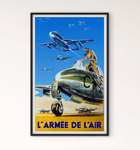Affiche Armée de l’Air pilote de chasse